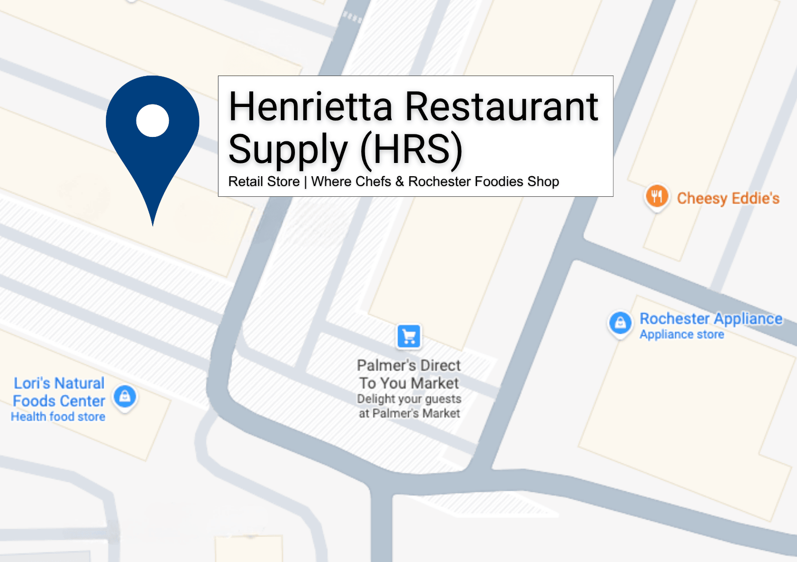 hrs henrietta restaurant supply retail store location